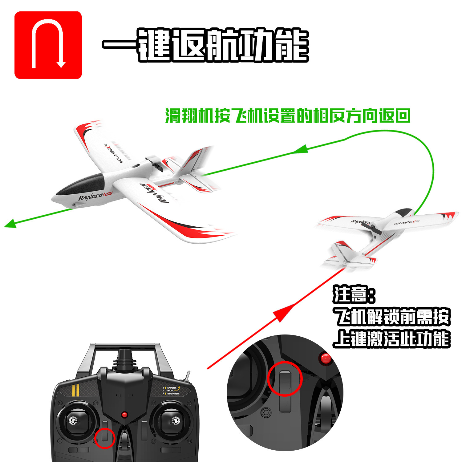 歐蘭斯761-6 三通道遙控泡沫滑翔機(jī)，開啟跨境飛行新體驗(yàn)